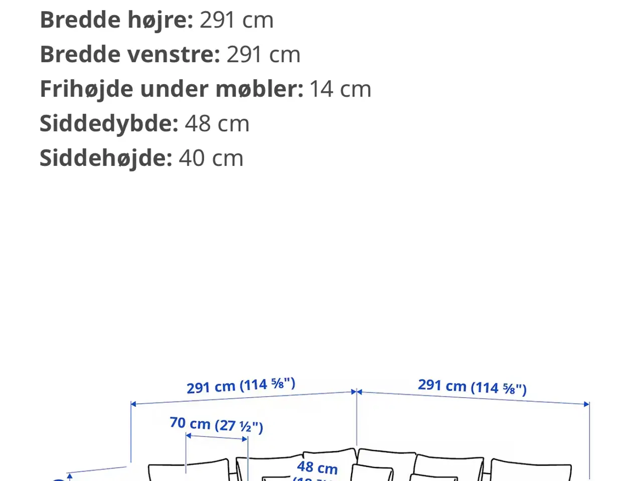 Billede 2 - Sofa SÖDERHAMN Hjørnesofa