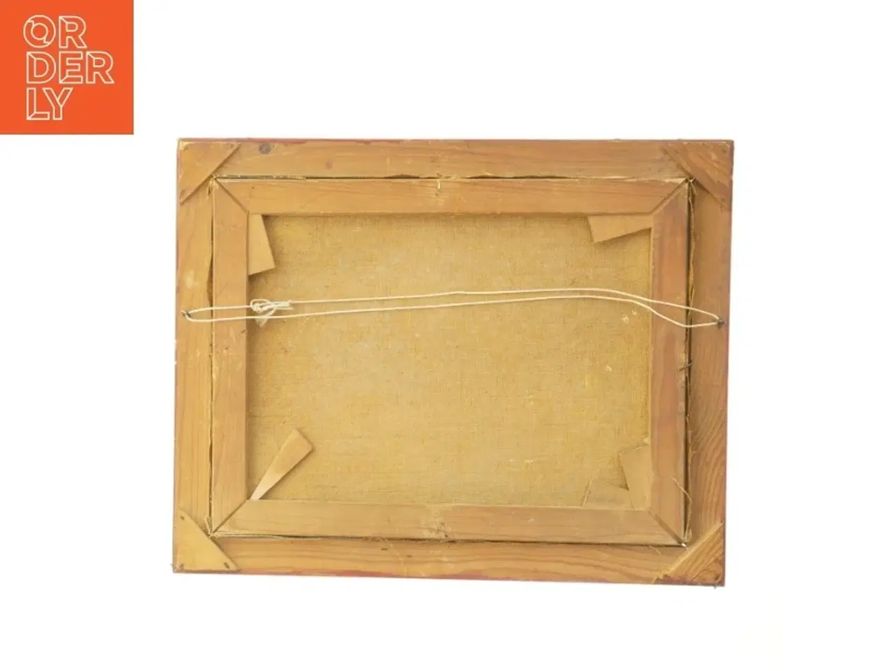 Billede 4 - Oliemaleri med gule roser (str. 36x46 cm)