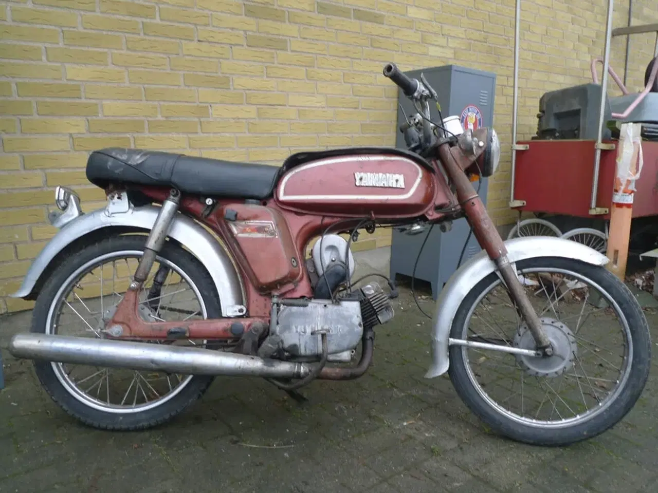 Billede 1 - Knallert, Yamaha m/drejeventil motor MOMSFRI