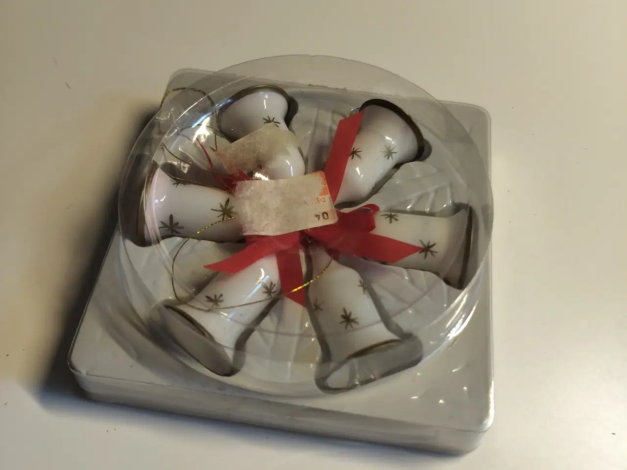 Billede 1 - 6 stk gamle glas juleklokker 