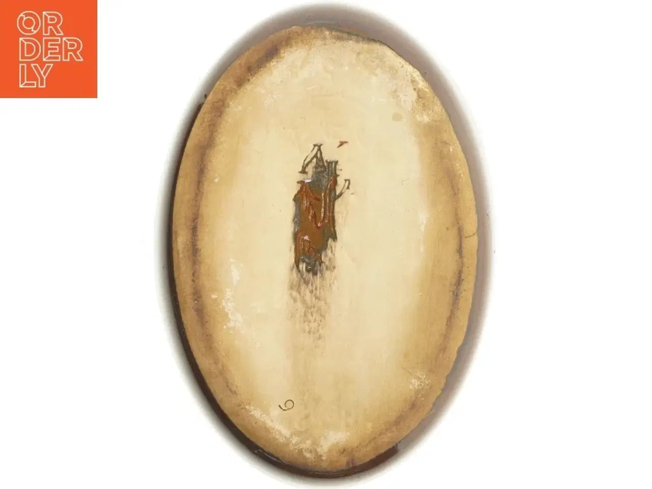 Billede 5 - Oval ovnfast fad med fletkurv som indsats (str. 35 cm)