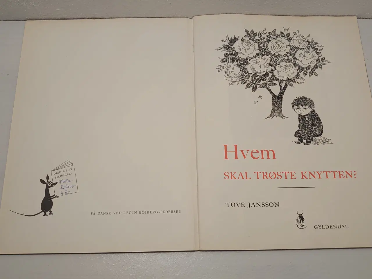 Billede 3 - Tove Jansson: Hvem skal trøste Knytten?1.udg.1960