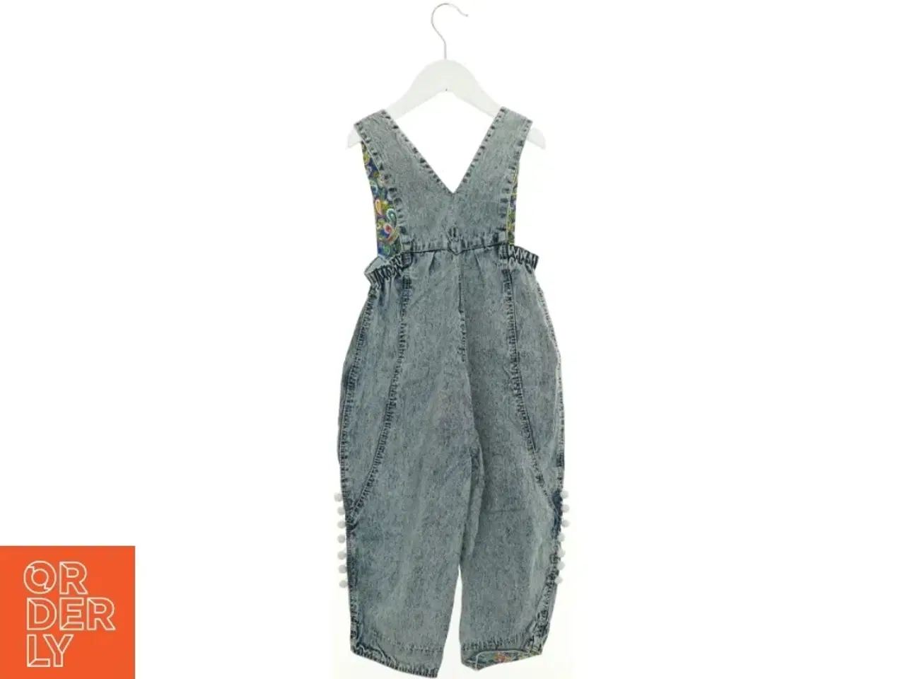 Billede 1 - Vintage Stonewashed Denim Overalls med pomponer fra Reima (str. 92 cm)