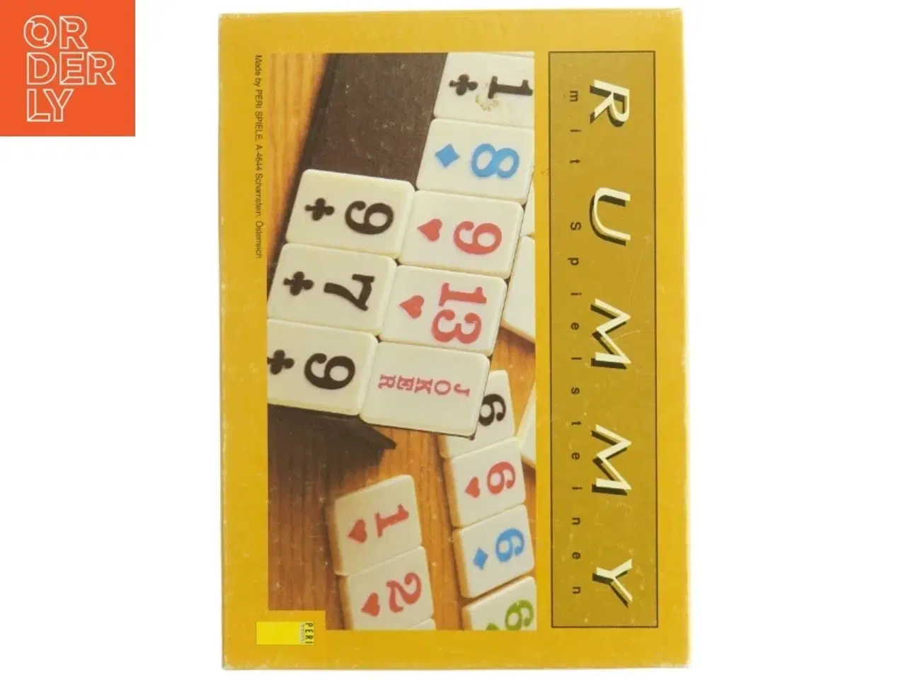 Billede 1 - Rummy spil med spillesten fra Peri Spiele (str. 26 x 18,5)