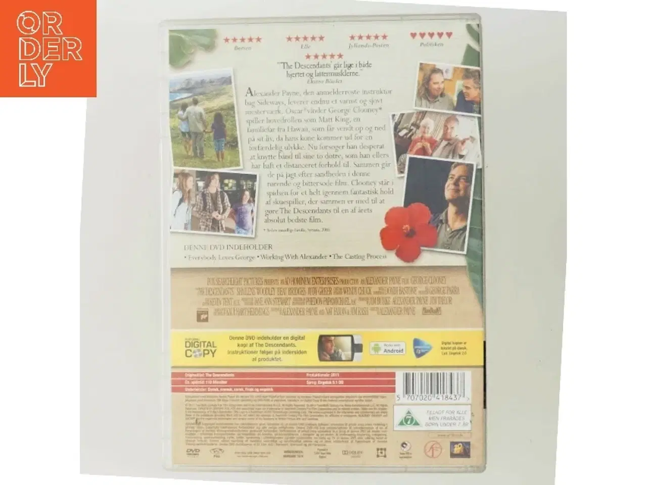 Billede 3 - THE DESCENDANTS med George Clooney (DVD)