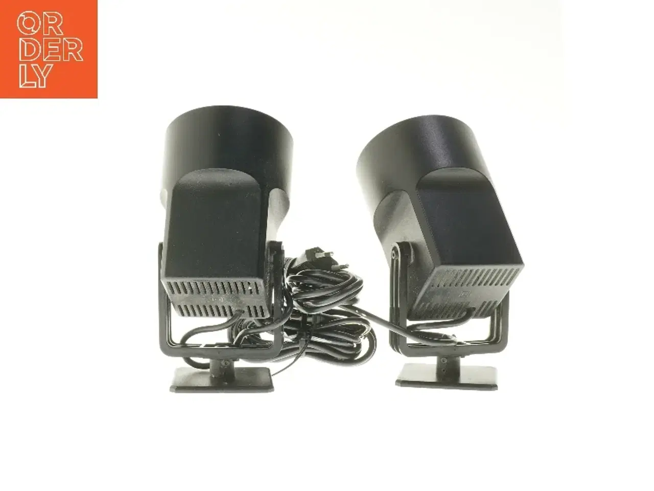 Billede 3 - Par af sorte spotlights (str. Ø 11x21 cm)