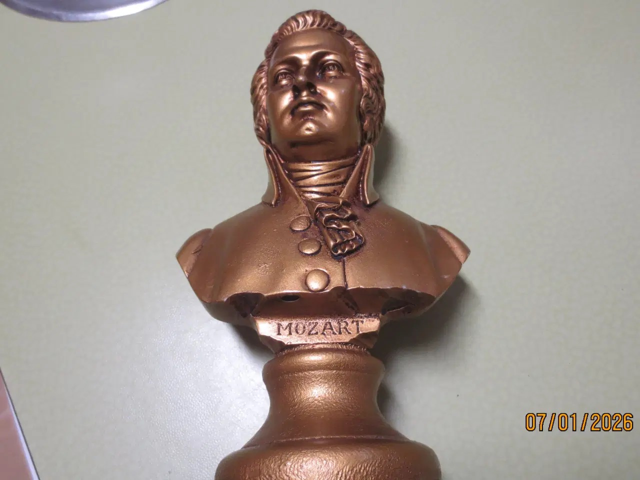 Billede 3 - 1 stk Mozart Bust Statue