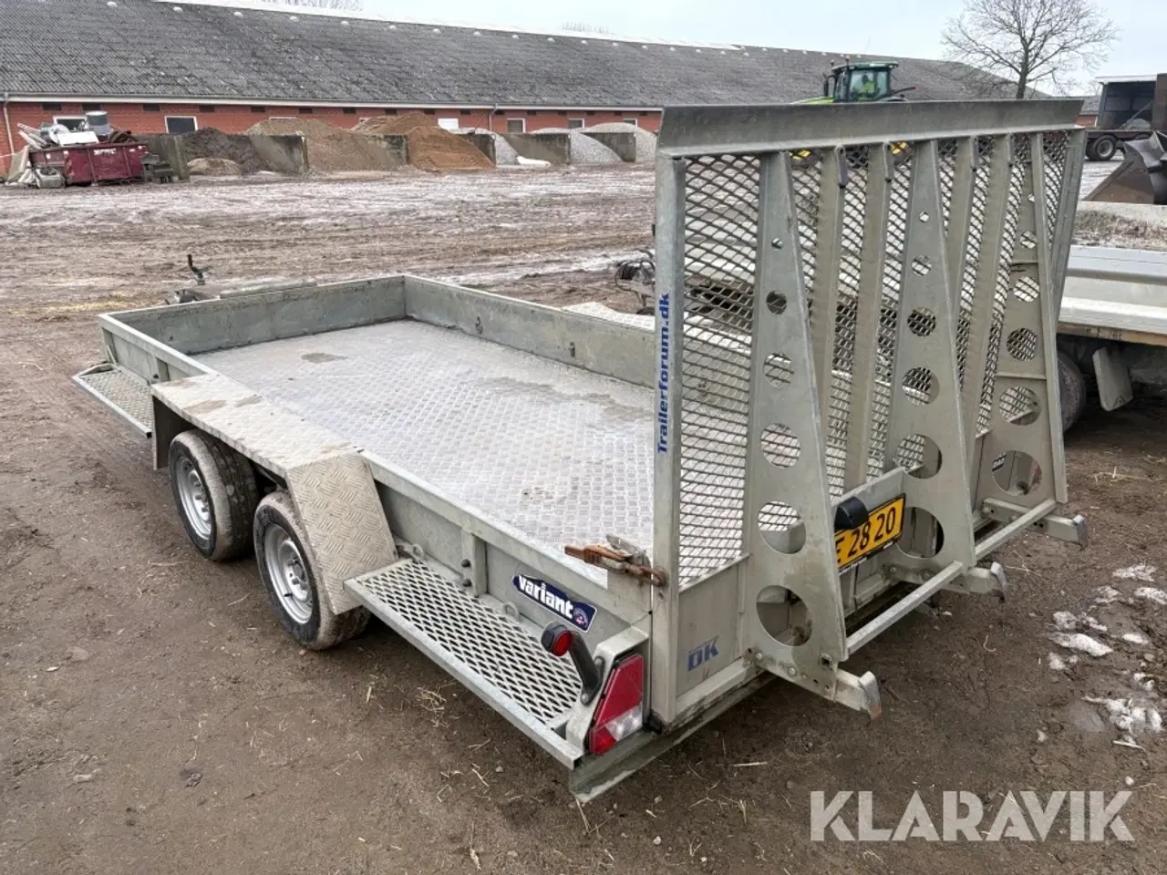 Billede 2 - Maskintrailer Variant 3518m4 3500 kg. 2-akslet