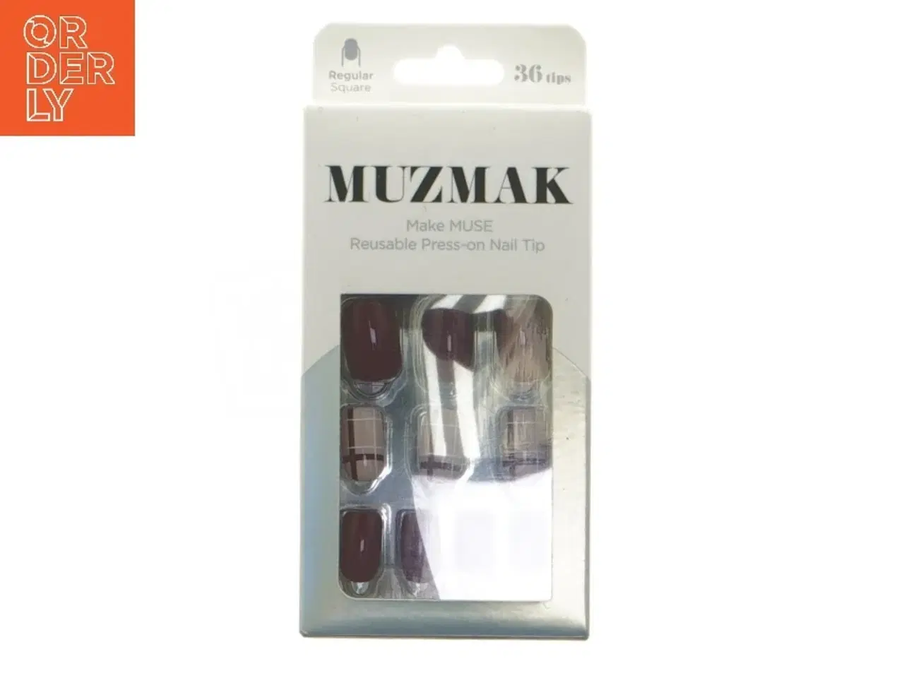 Billede 1 - Genbrugelige tryk-på negle fra Muzmak (str. 36 stykker)