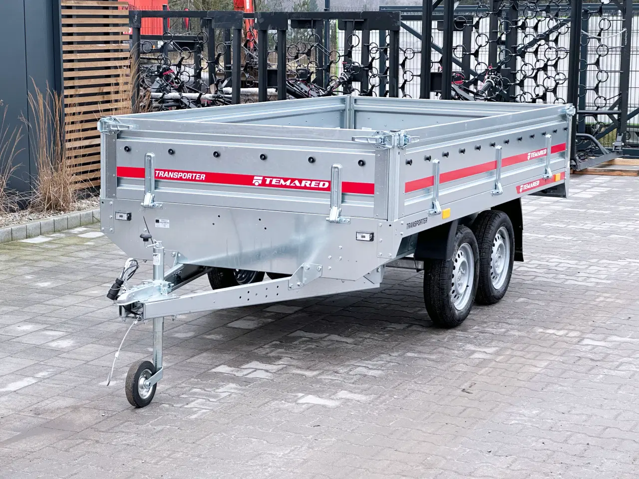 Billede 1 - TEMARED 3015/2 Boogietrailer Transporter stålsider