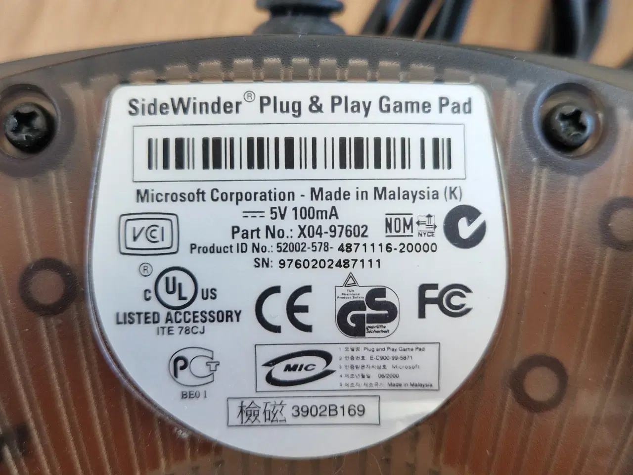 Billede 3 - 🎮 Microsoft SideWinder Plug & Play USB GamePad