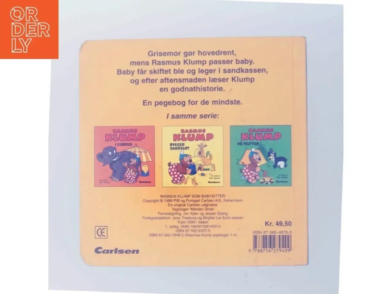 Billede 3 - Rasmus Klump bygger sandslot af Carla Hansen (Bog)
