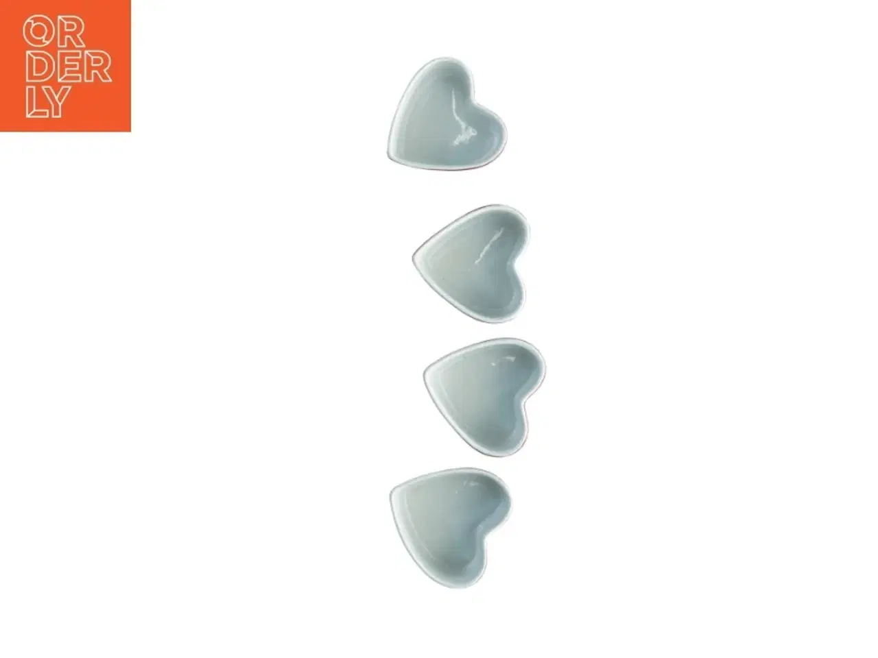 Billede 4 - Hjerteformede keramikskåle fra Cook & Baker (str. 9 x 4,5 cm)