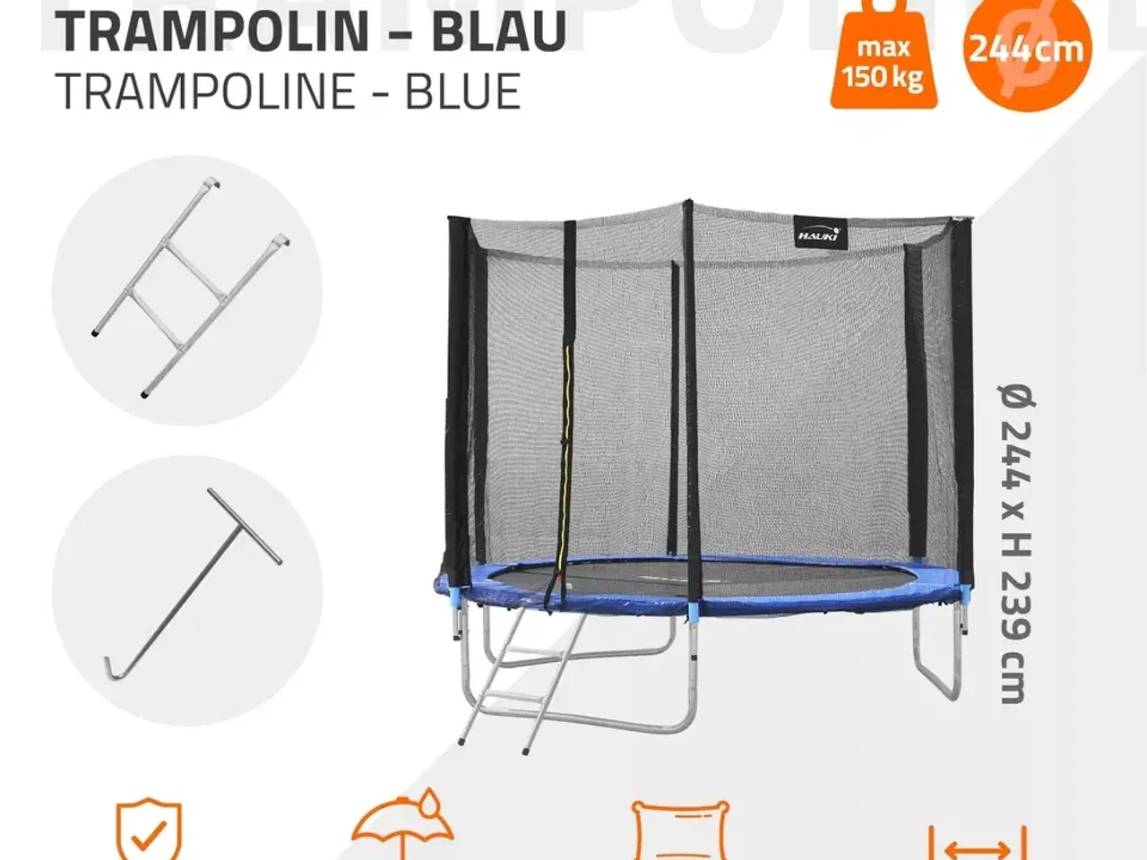 Billede 6 - Ny trampolin, aldrig brugt