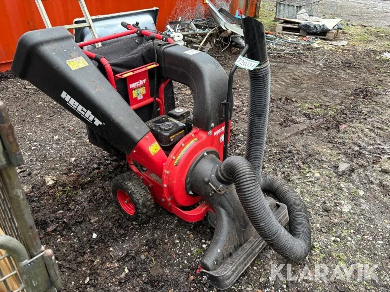 Billede 3 - Benzindrevet løvsuger / løvopsamler HECHT 8574