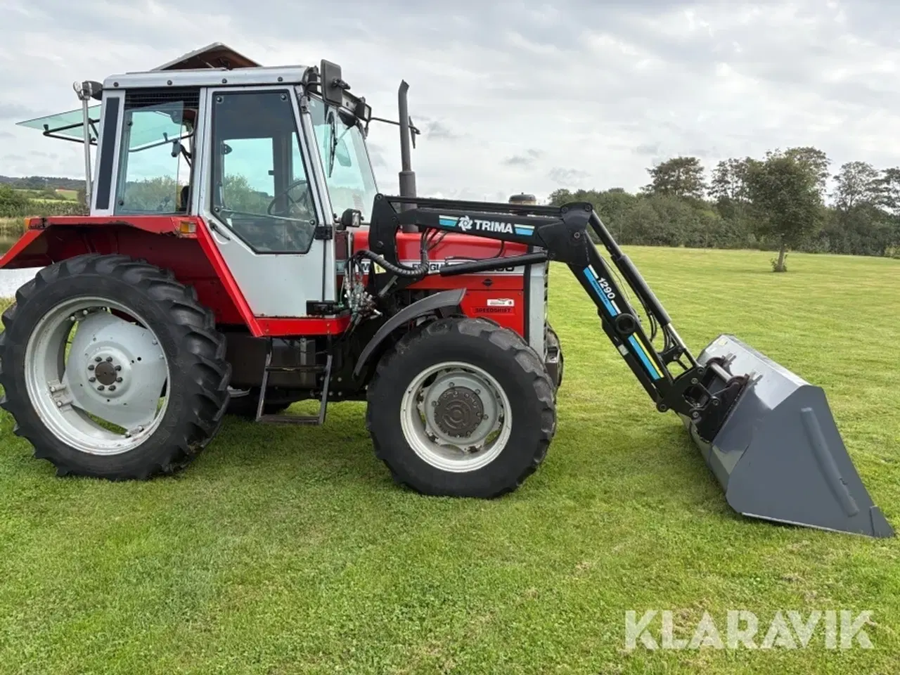 Billede 7 - Traktor Massey Ferguson 690 med Trima frontlæsser og P. Lindberg frontskovl
