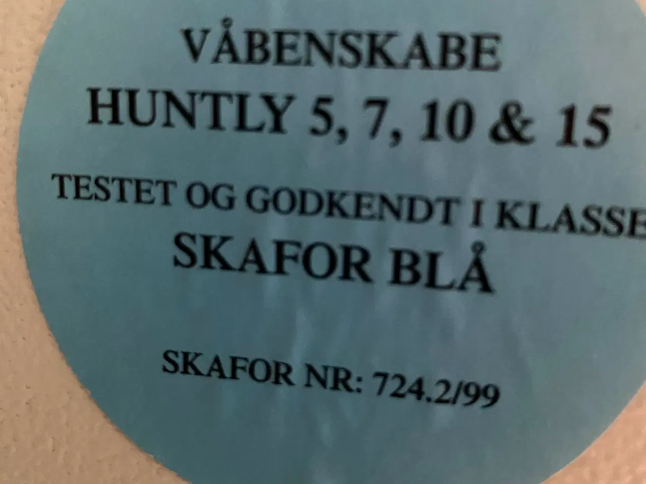 Billede 3 - Våbenskab skafor blå