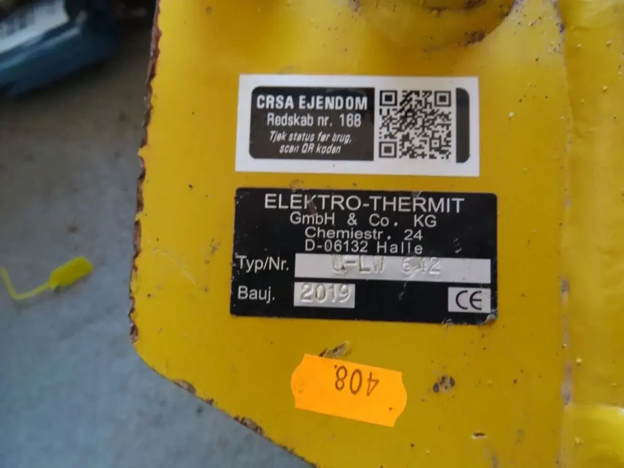 Billede 3 - Hydraulisk skinnesvejsetrimmer, Elektro-Thermit U-LW 642