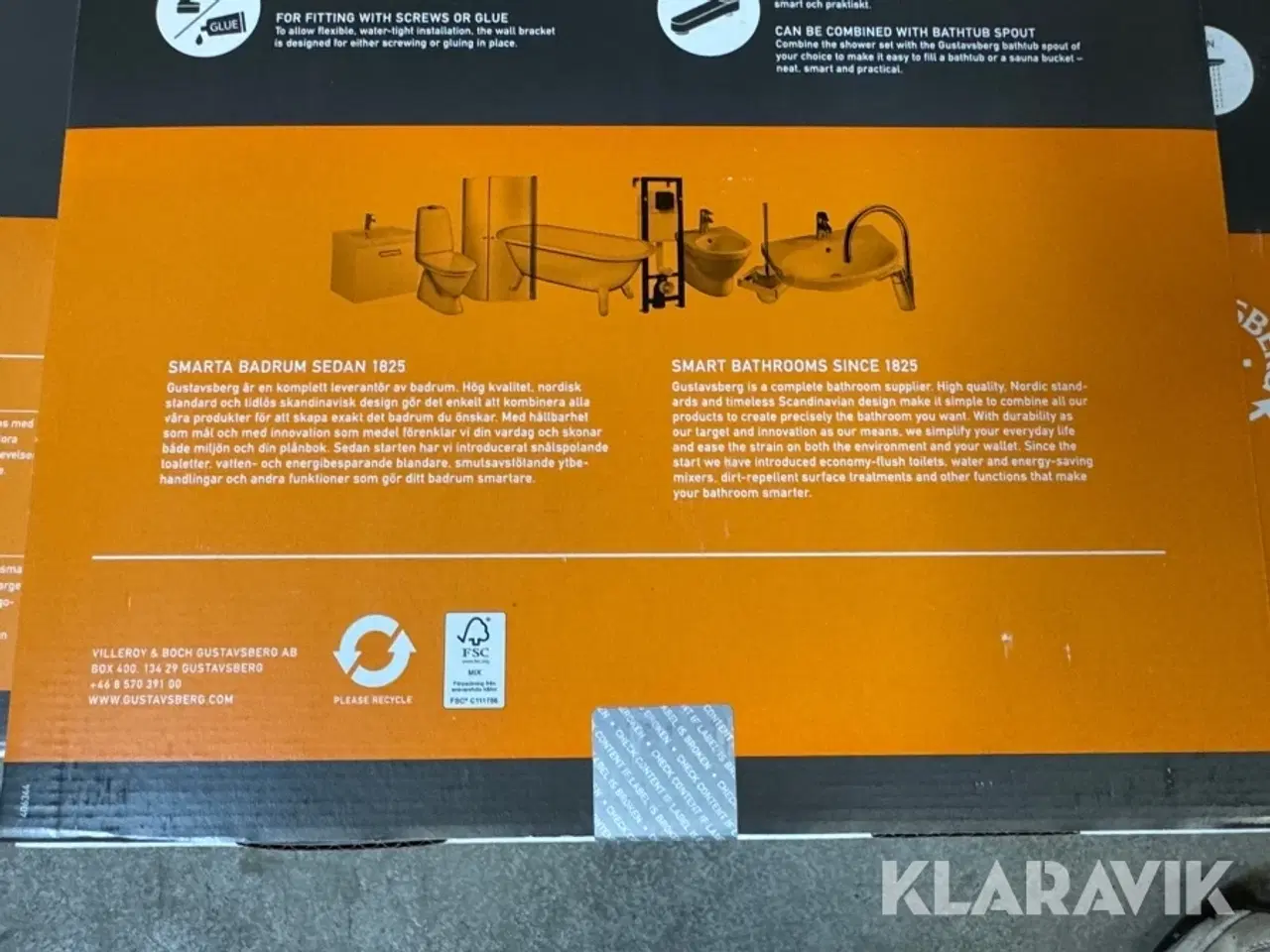 Billede 9 - Brusesæt til badeværelser Gustav Berg Estetic Round 4 styks