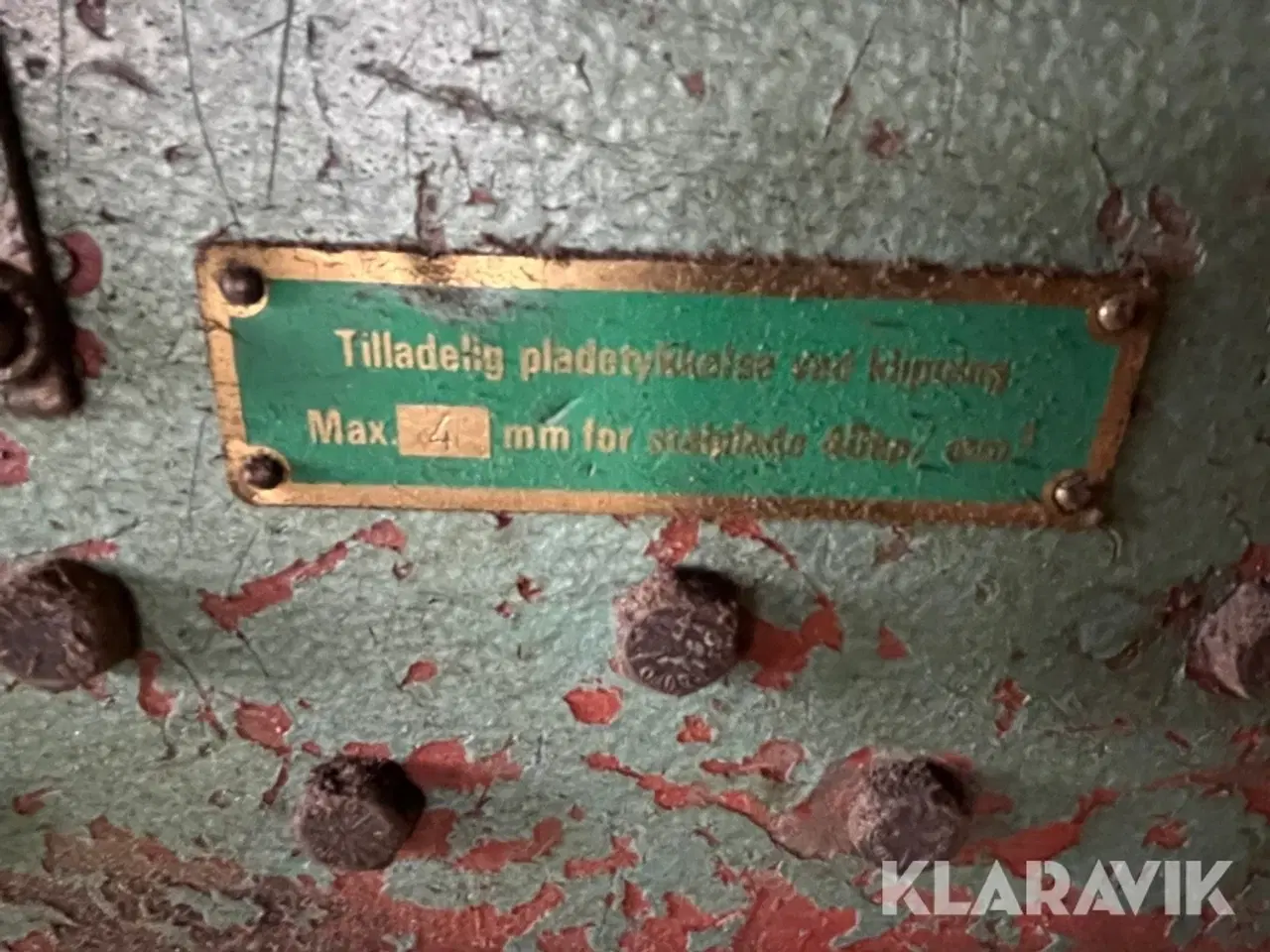 Billede 6 - Pladesaks Hoan hydraulisk