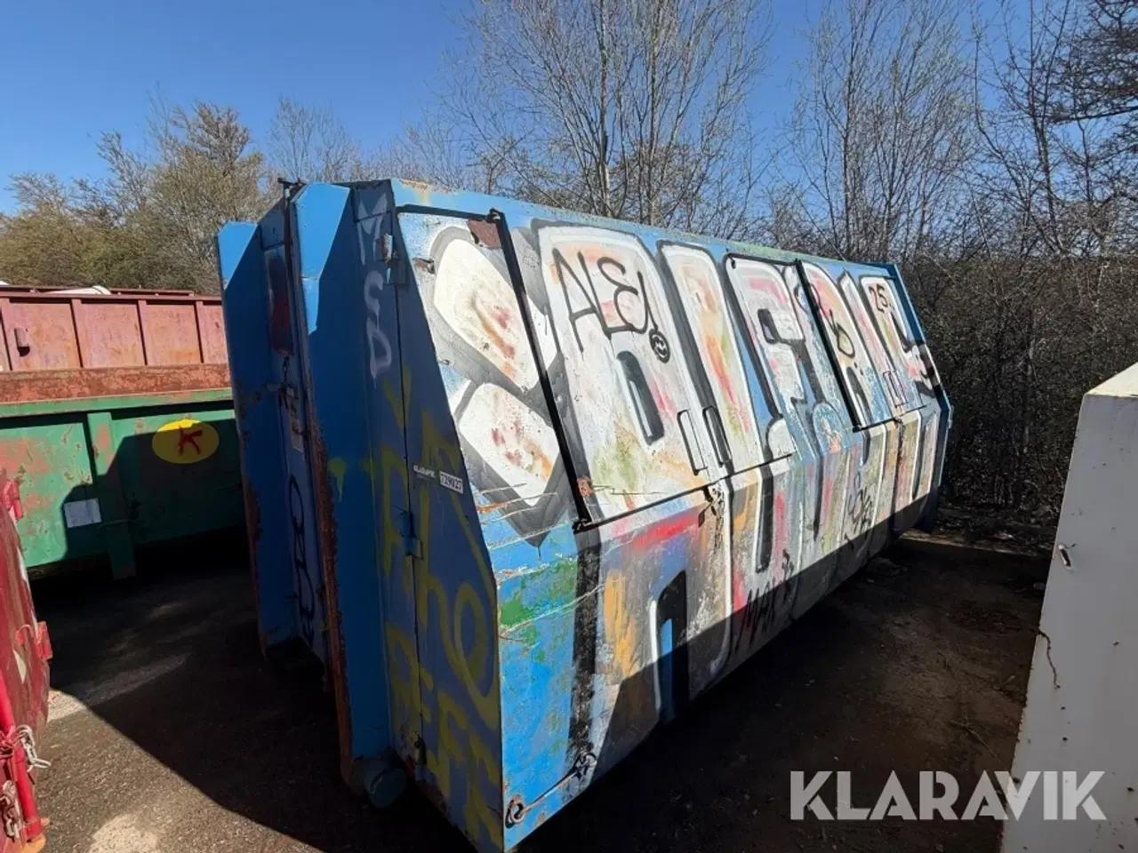 Billede 1 - Container Lukket 4 dobbeltlåger samt dobbelt for- og bagdør