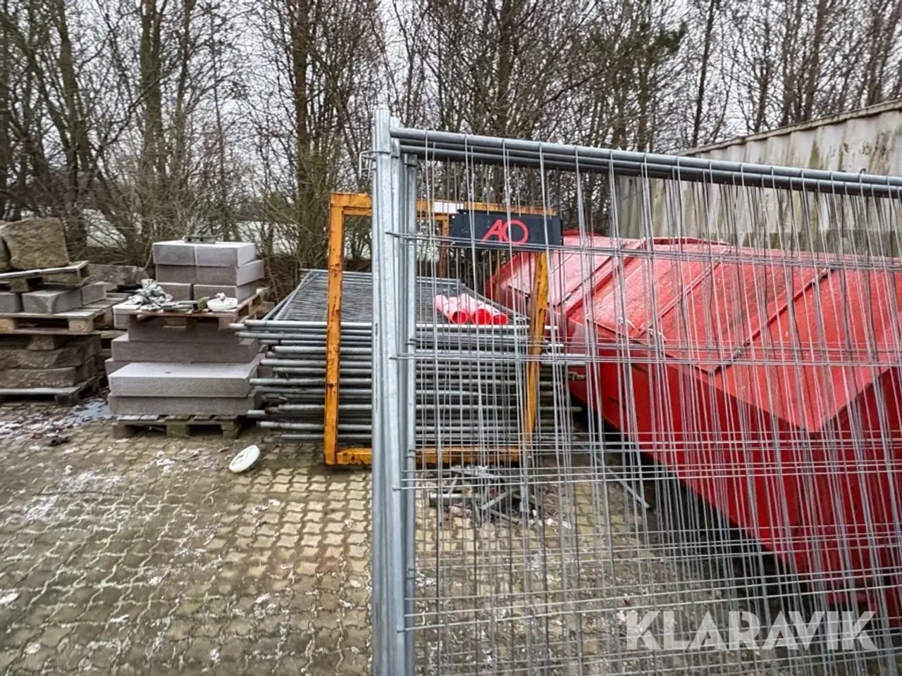 Billede 10 - Byggepladshegn med stativ 31 styk