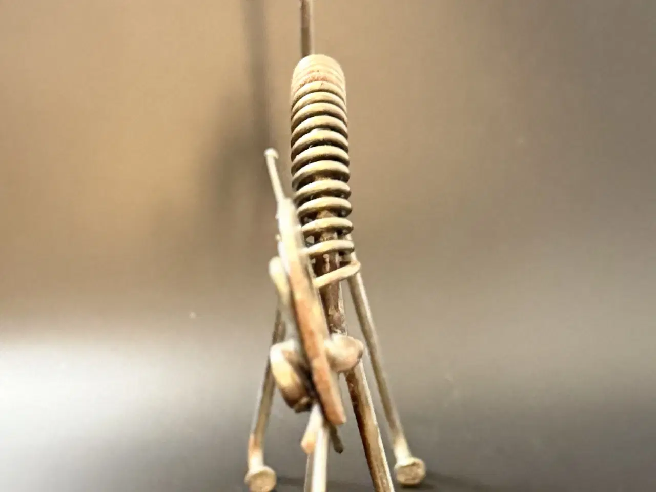 Billede 4 - Vintage håndlavet metal kat – scrap art – 26 cm