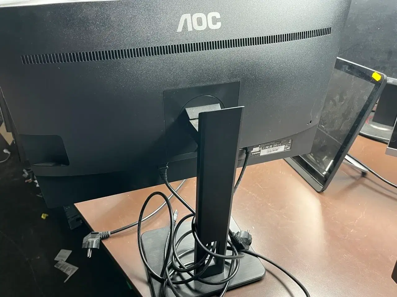 Billede 3 - 2 stk. 24" PC Skærm AOC