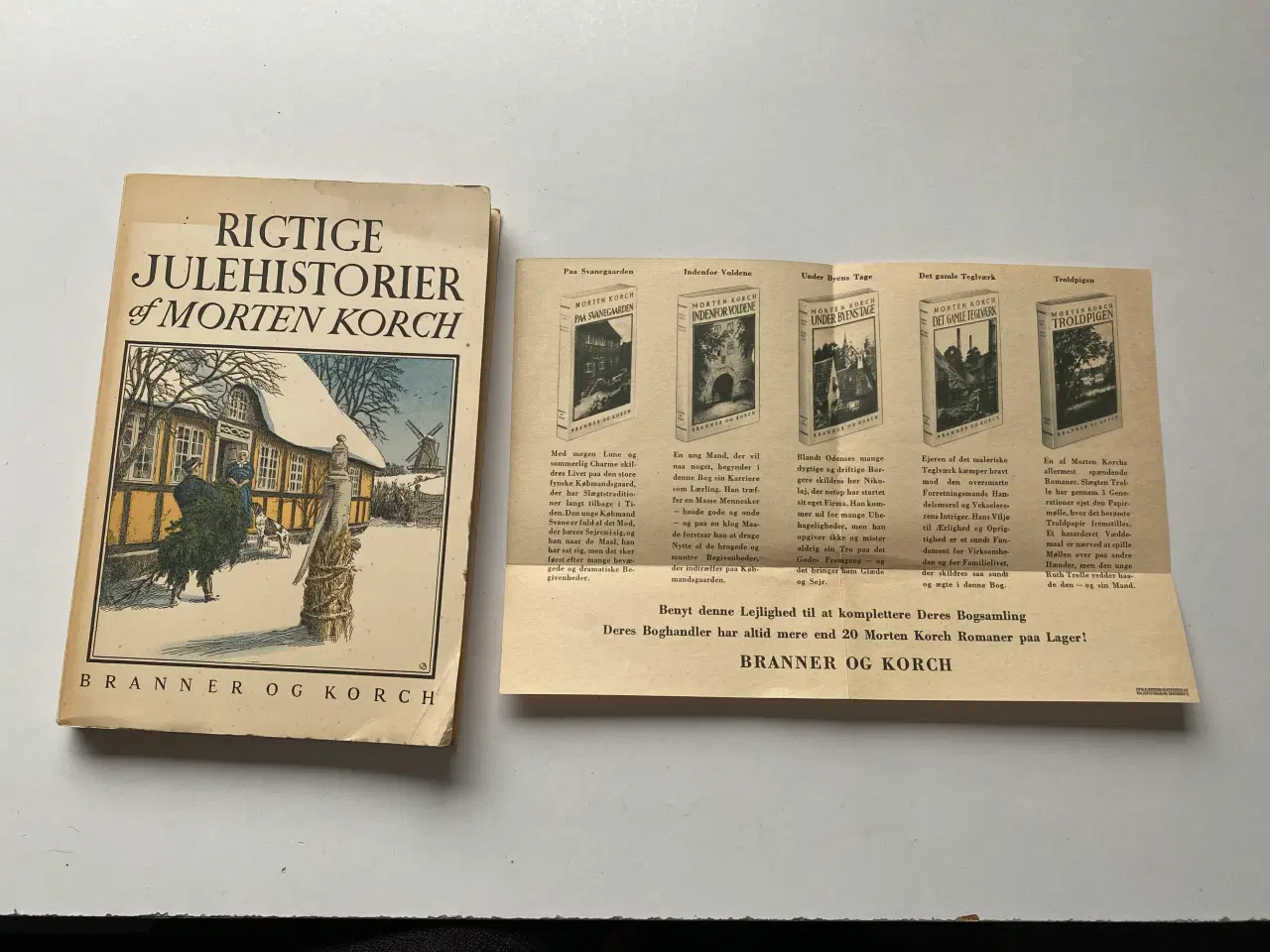 Billede 2 - Rigtige julehistorier af Morten Korch 1955