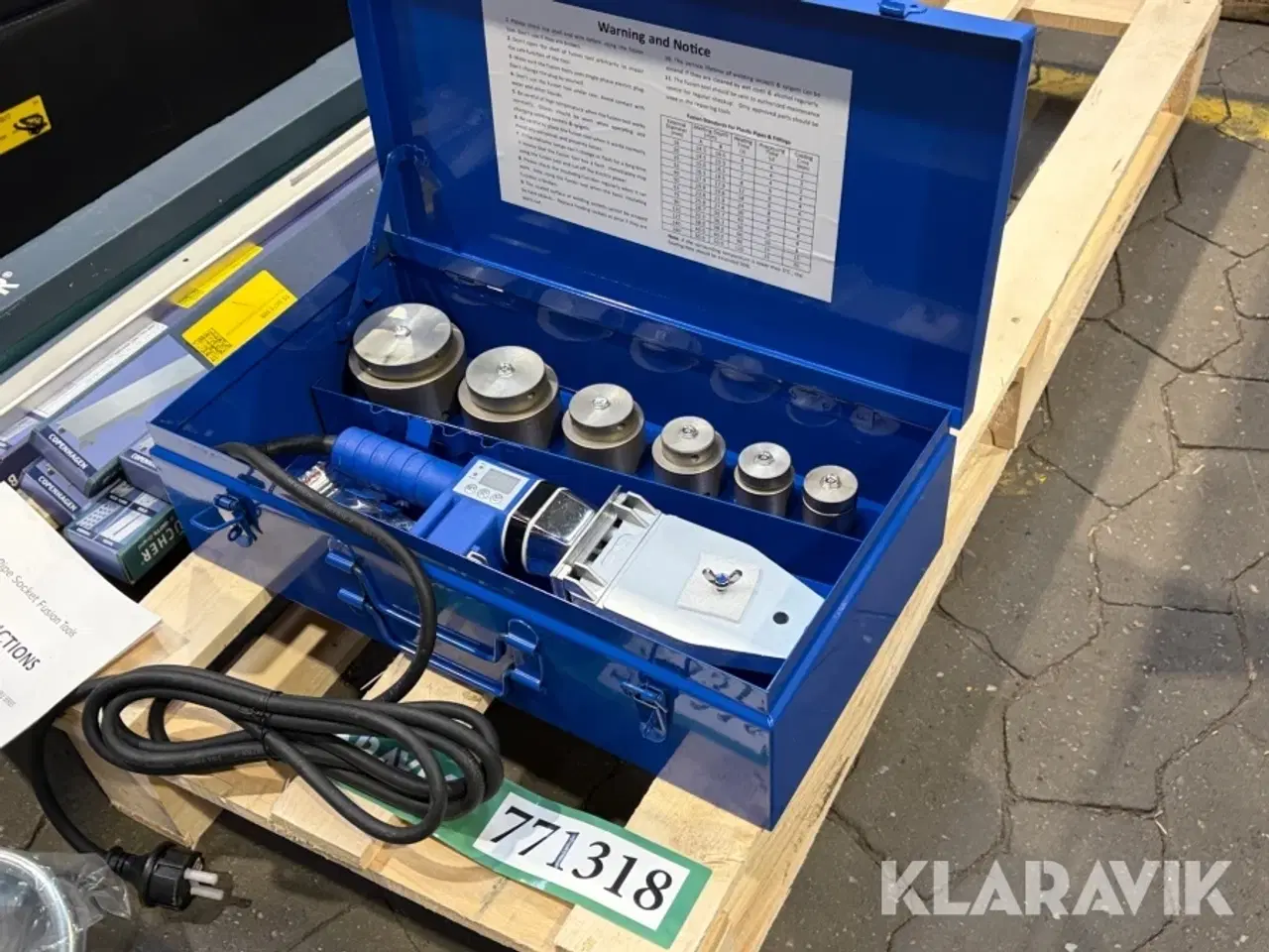 Billede 1 - Svejsemaskine Plast-Line ZTHJ-63 håndholdt