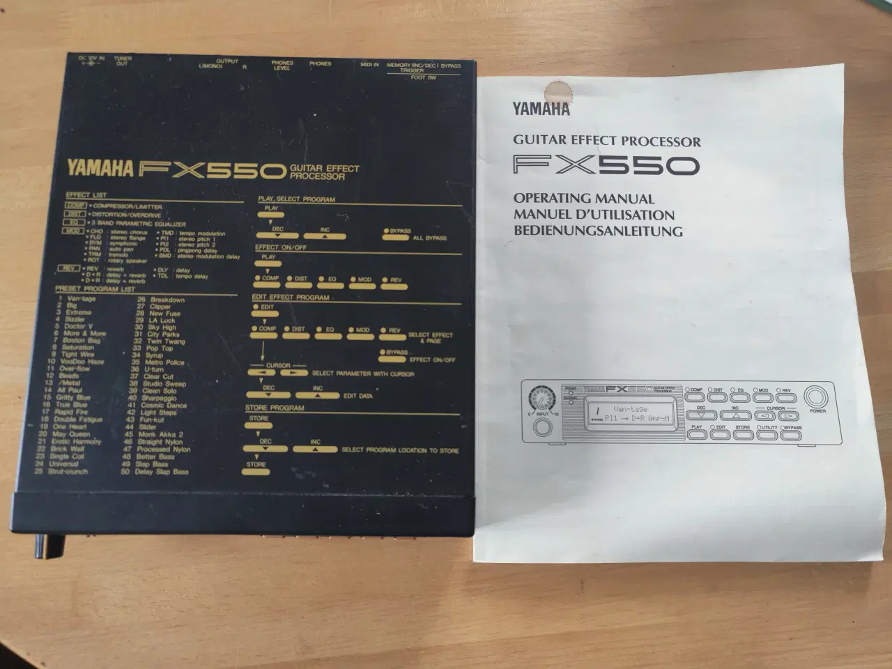 Billede 6 - Yamaha Guitar Processor modul