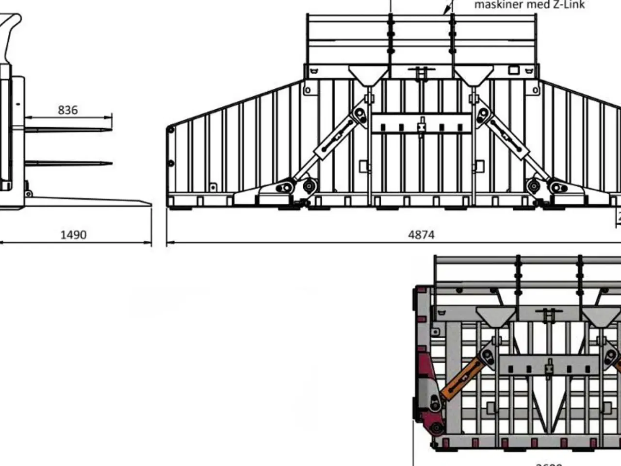 Billede 20 - JST GG græsgreb m. hy. opklap