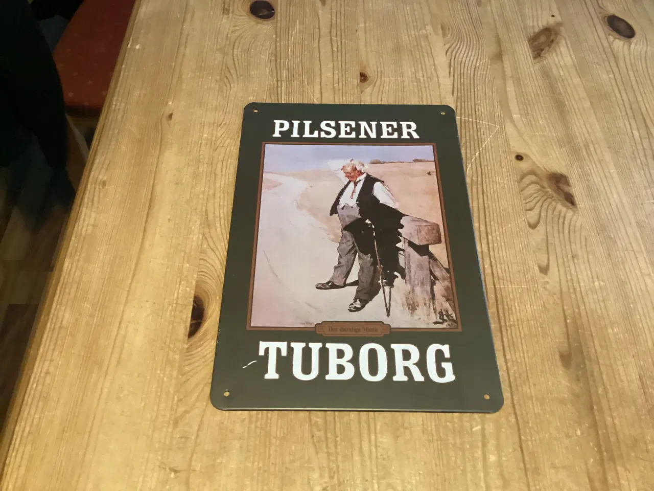 Billede 3 - Gl. Tuborg Julebøtte, 2 Stks Tuborg Skilte.