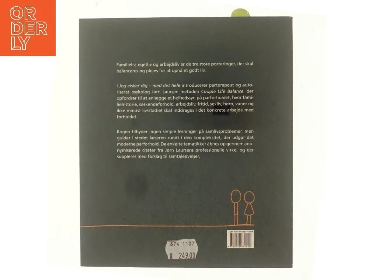 Billede 3 - Jeg elsker dig - med det hele! : couple life balance af Jørn Laursen (f. 1949) (Bog)