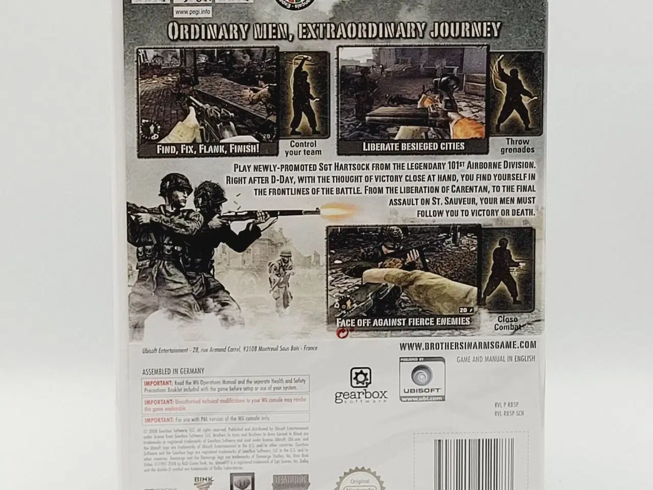 Billede 2 - ⭐️· Wii: Brothers in Arms: Erned in Blood