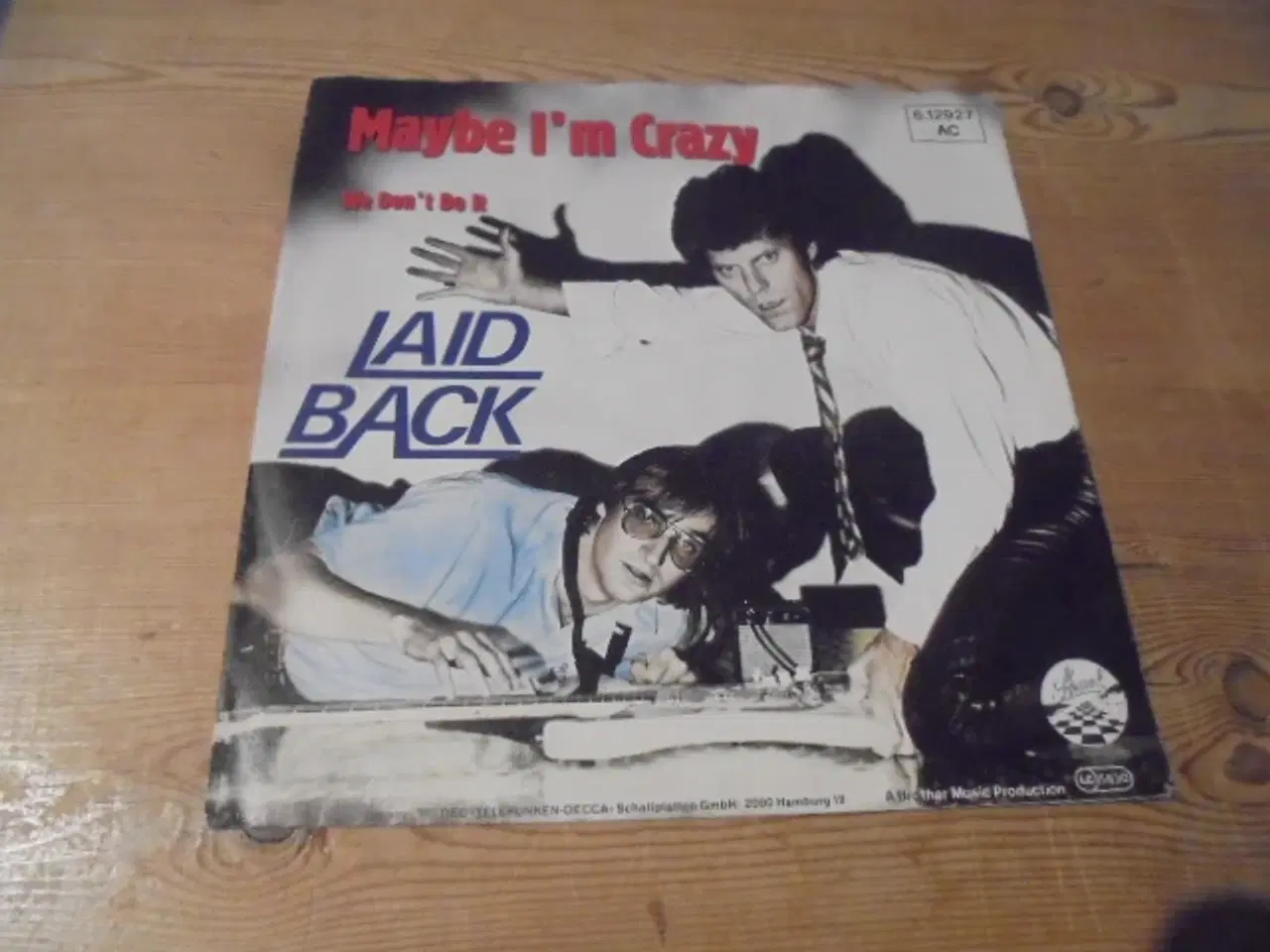Billede 1 - Single: Laid Back – Maybe I’m Crazy