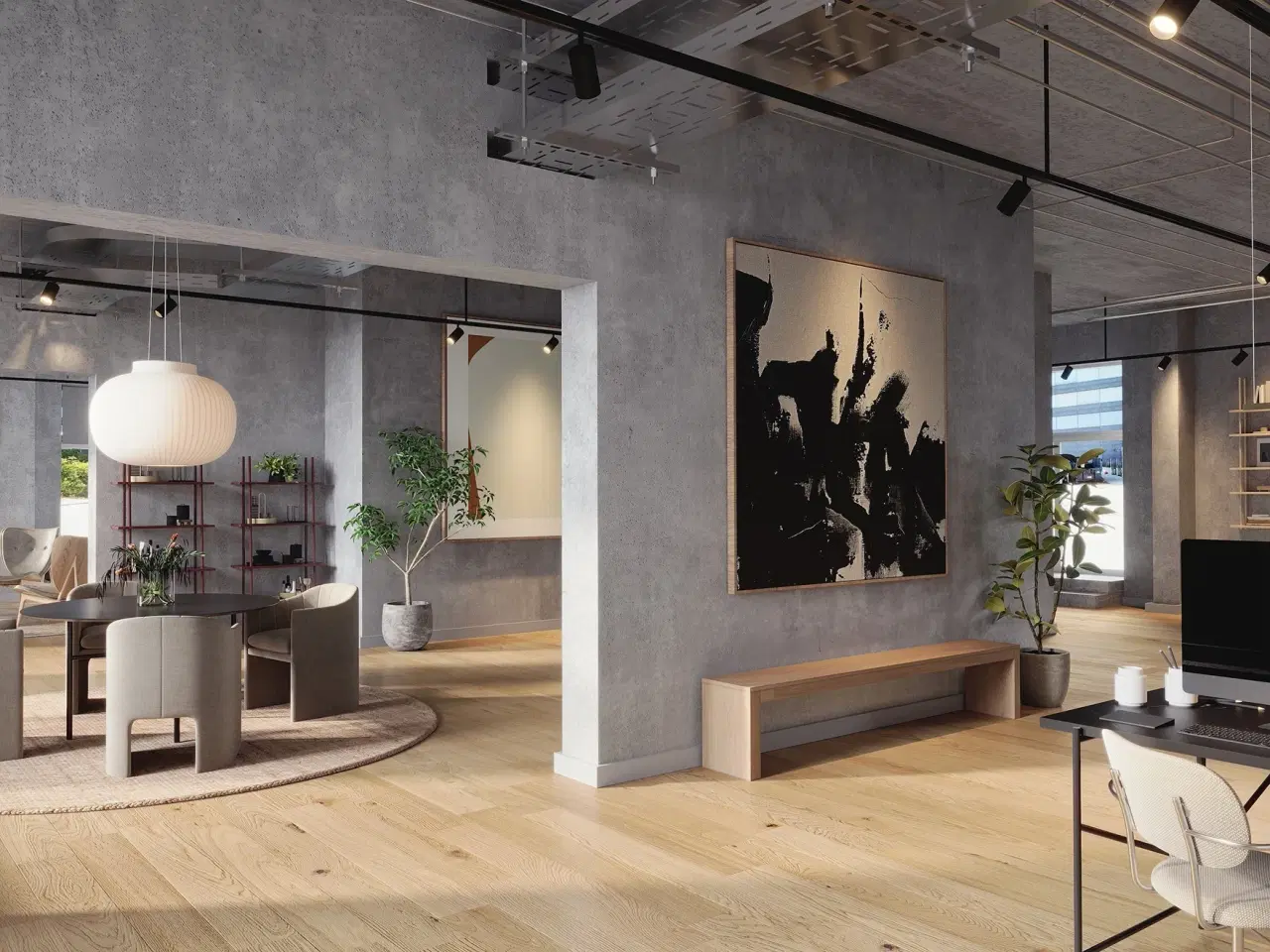 Billede 2 - Eksklusive erhvervslejemål velegnet til f.eks. kontor, showroom eller salon