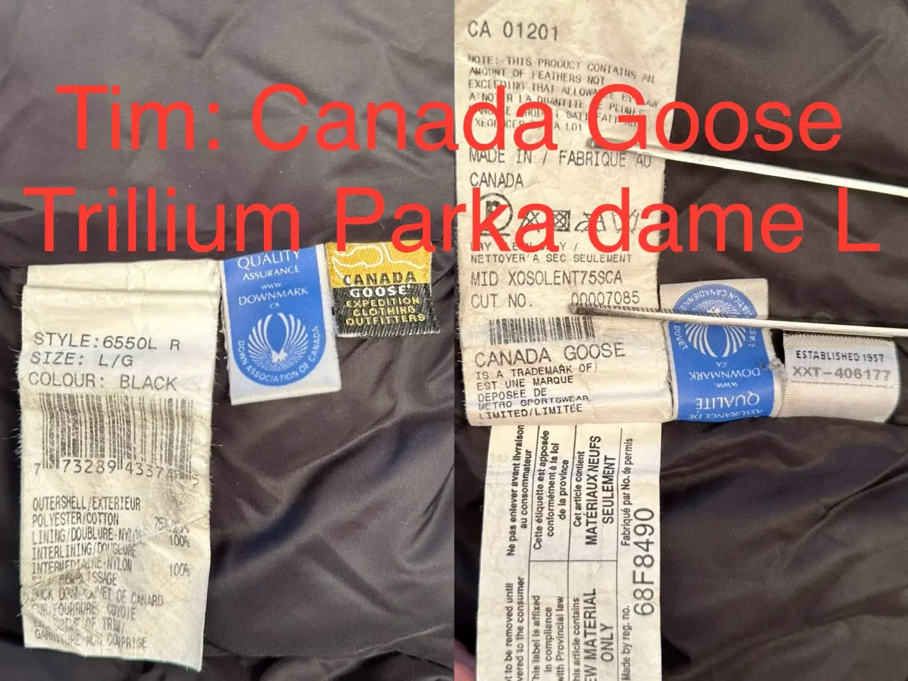 Billede 9 - Canada Goose Trillium Parka dame L 