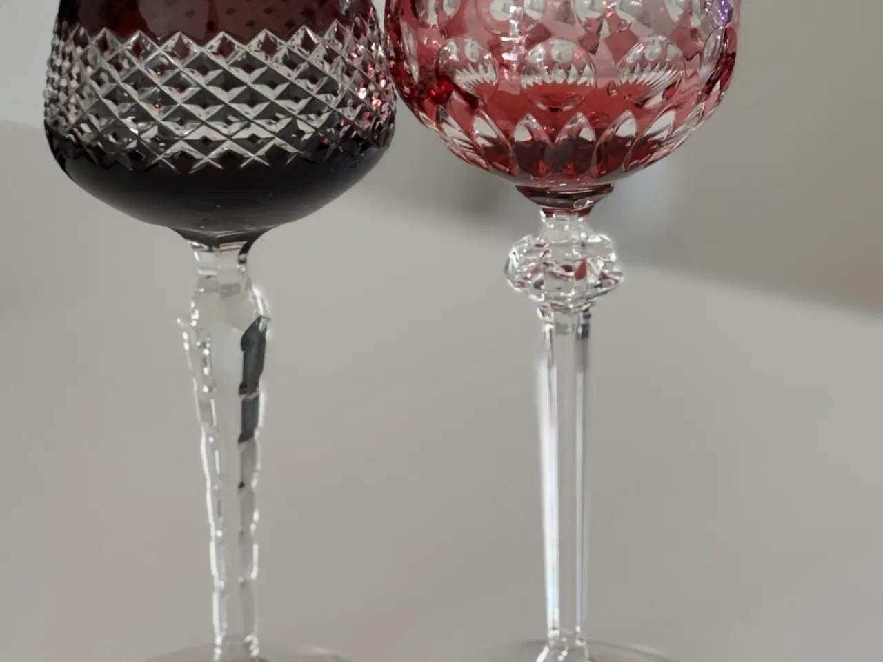 Billede 3 - Crystal Wine glass -Colored