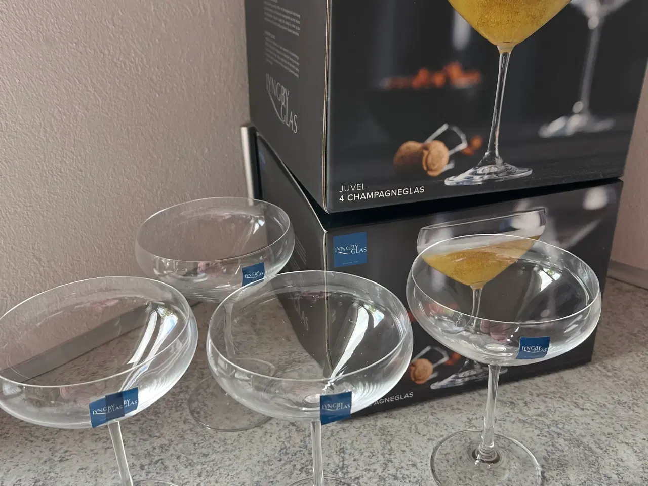 Billede 1 - Lyngby Juvel Champagneskåle