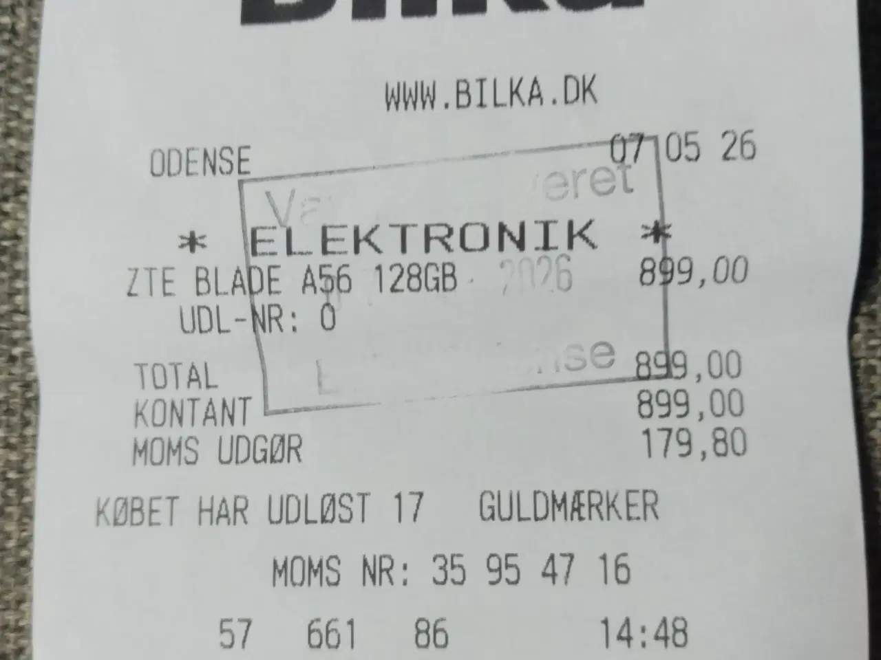 Billede 4 - ZTE Blade 128 Gb sort