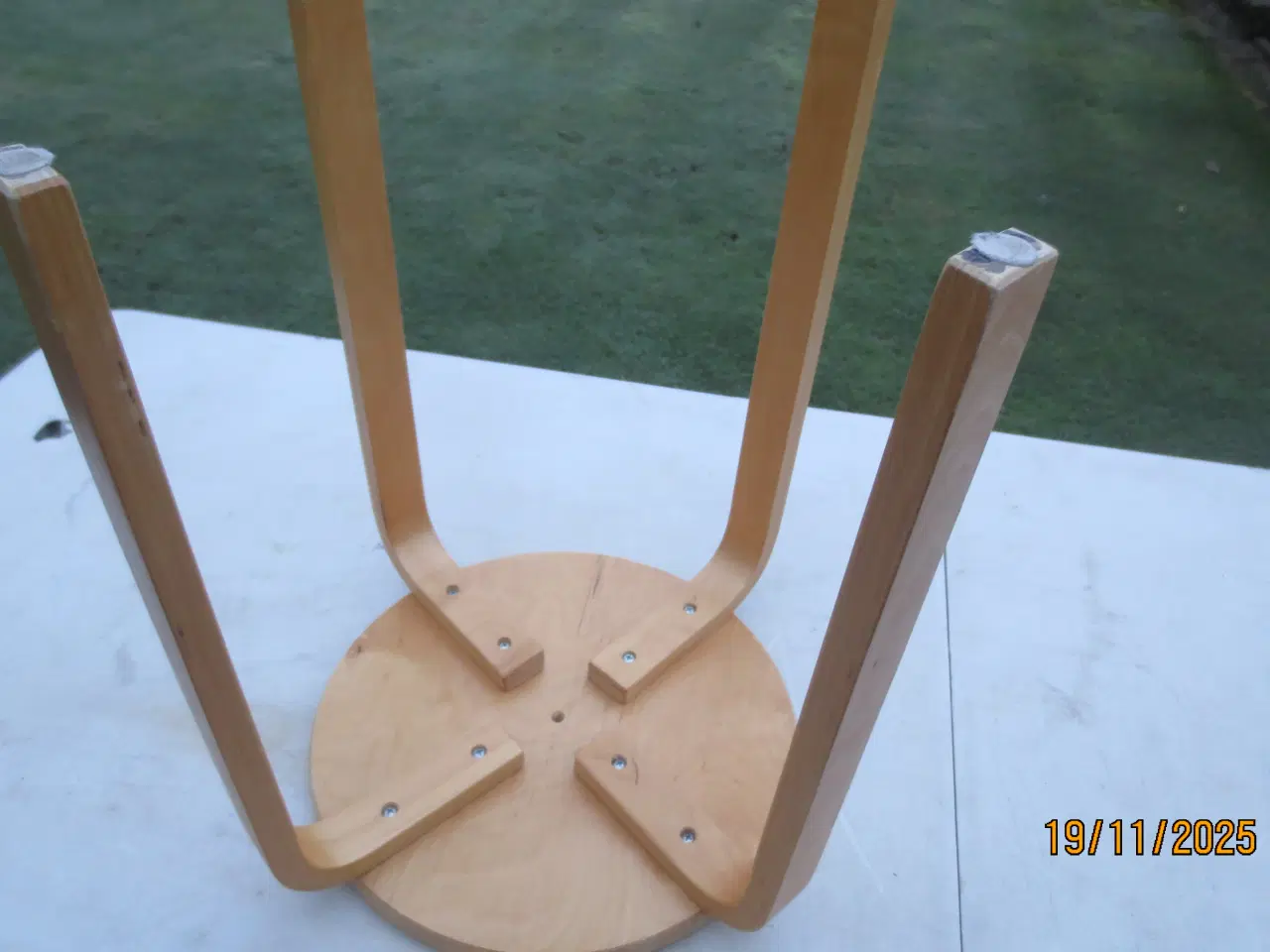 Billede 5 - 1 stk Rund Taburet Diameter 32 cm