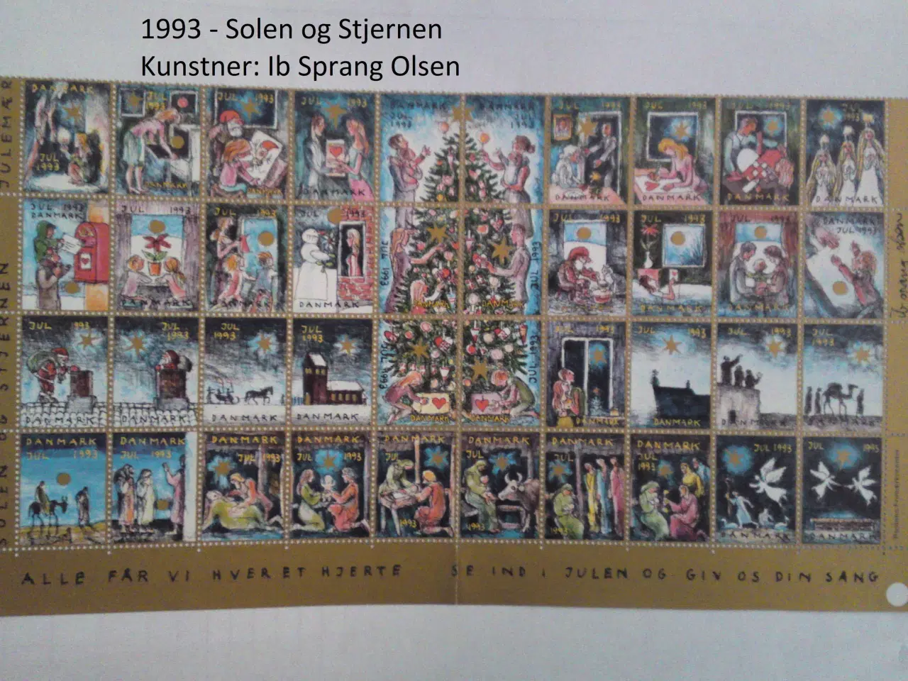 Billede 1 - julemærker 11 årgange