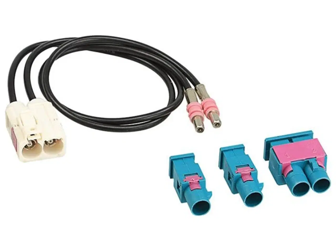 Billede 1 - Antenneadapter db. fakra-> 2 enklt. fakr