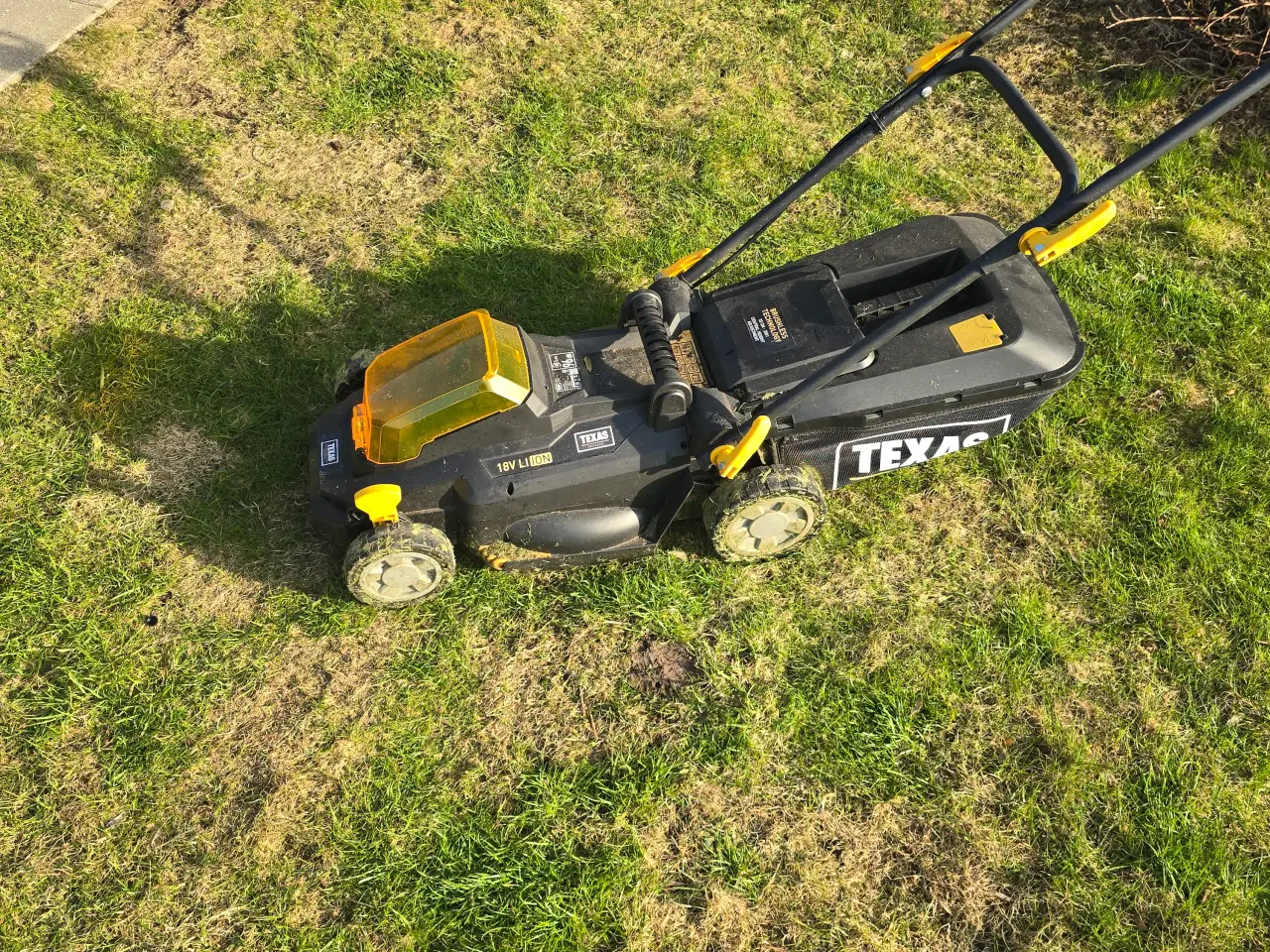 Billede 1 - Perfekt texas batteri græsslåmaskine 