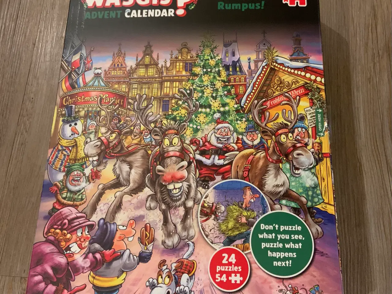 Billede 1 - Wasgij puslespil julekalender 2025