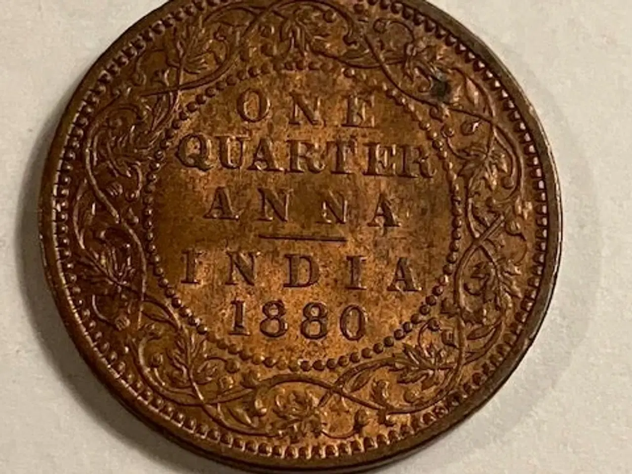 Billede 1 - One Quarter Anna India 1880