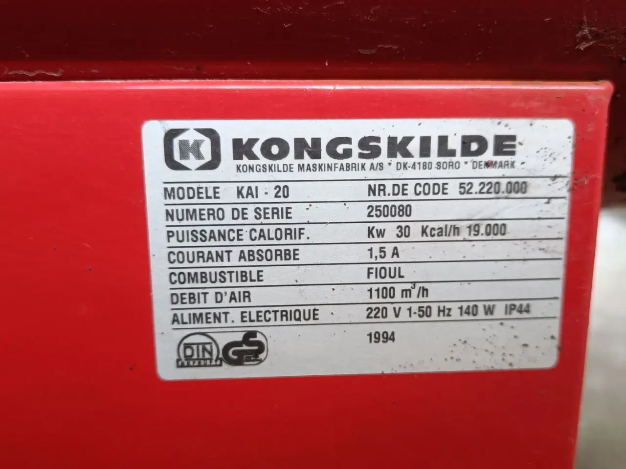 Billede 6 - Kongskilde KAI 20