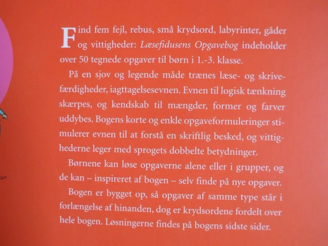 Billede 2 - læsefidusens opgavebog, af tove krebs lange
