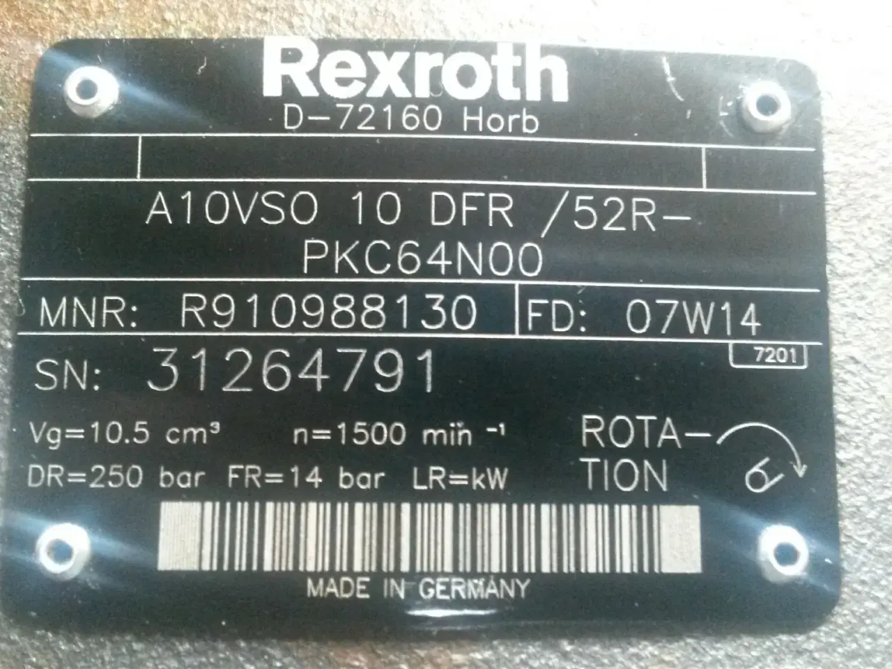 Billede 2 - Rexroth hydraulik pumpe